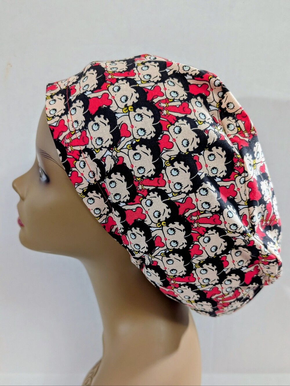 Betty, Euro Style Scrub Cap, Scrub Cap, Chemo Hat